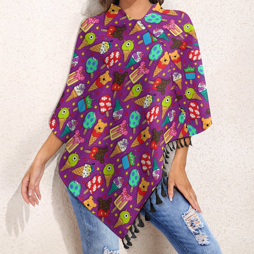 Ice Cream Tassel Cape