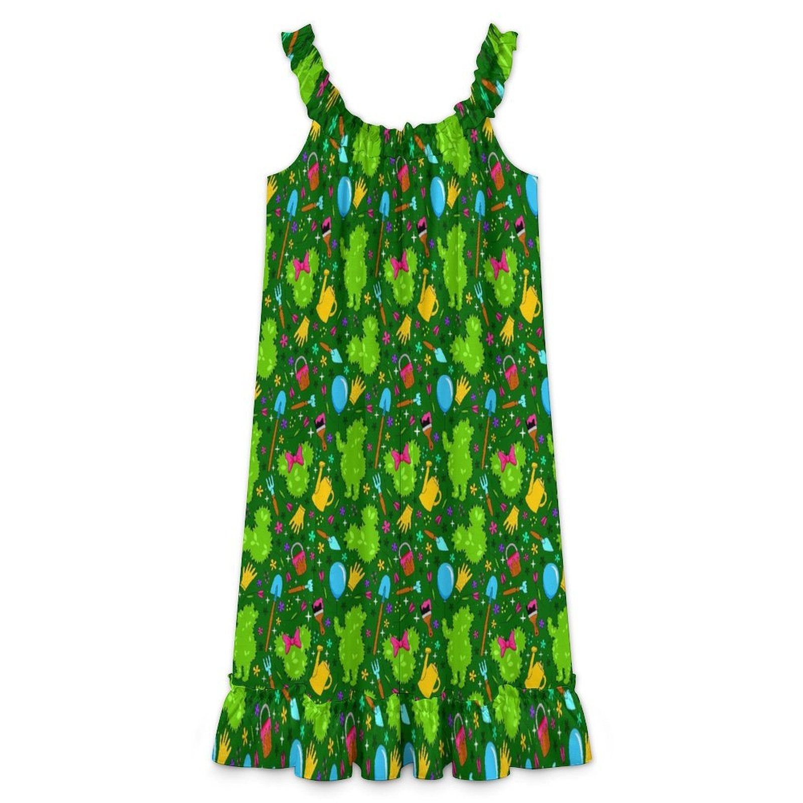 Women's Ruffled Strap Dress - Ambrie