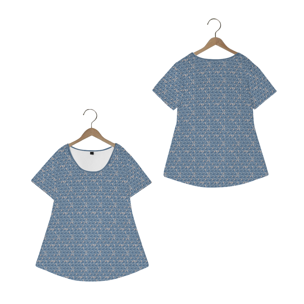 World Traveler Women's Crew Neck Loose Tunic