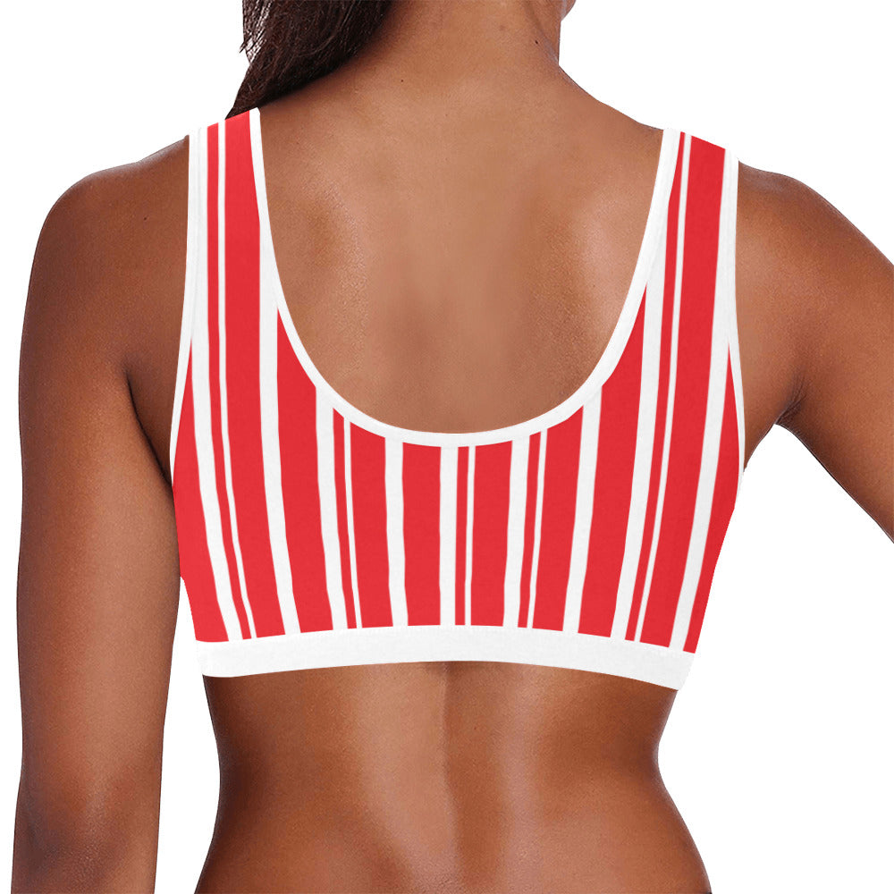 Dapper Dan Red Women's Sports Bra