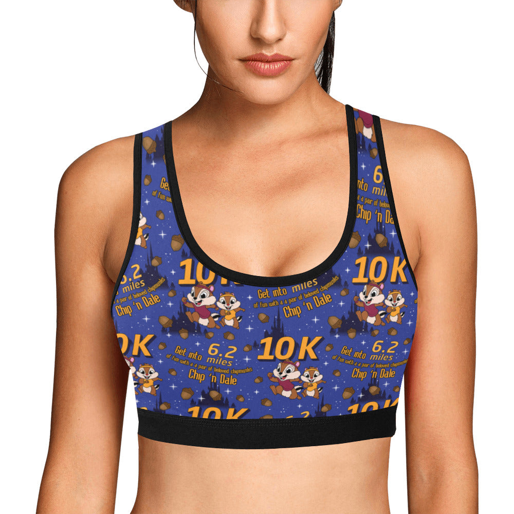 Chip And Dale 10K Women's Sports Bra