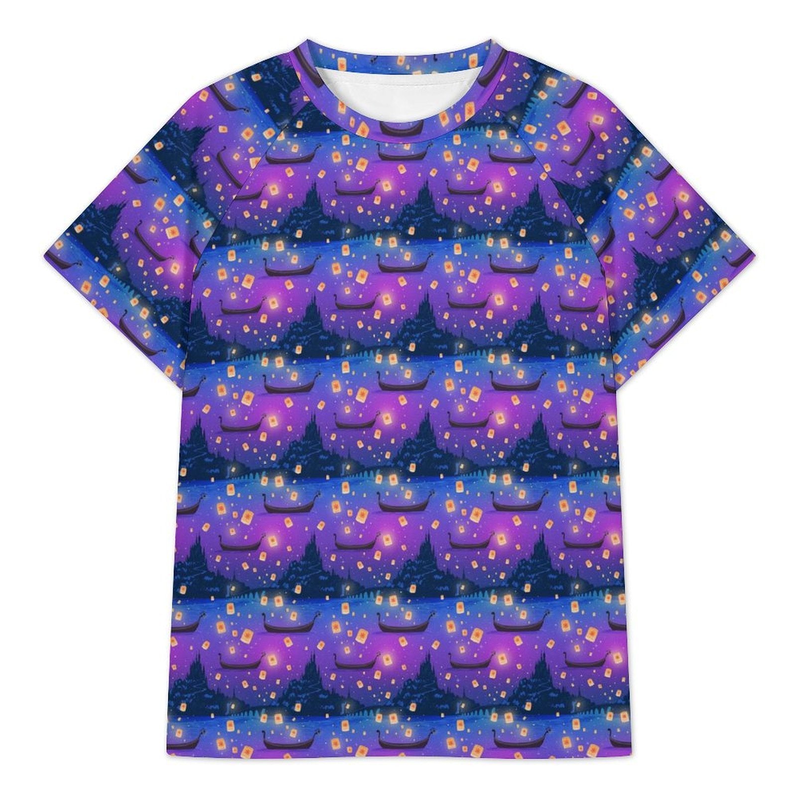 Women's All Over Print Raglan T-Shirt - Ambrie