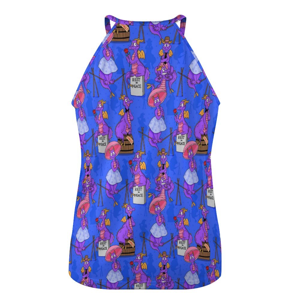 Haunted Mansion Figment Women's Round-Neck Vest Tank Top