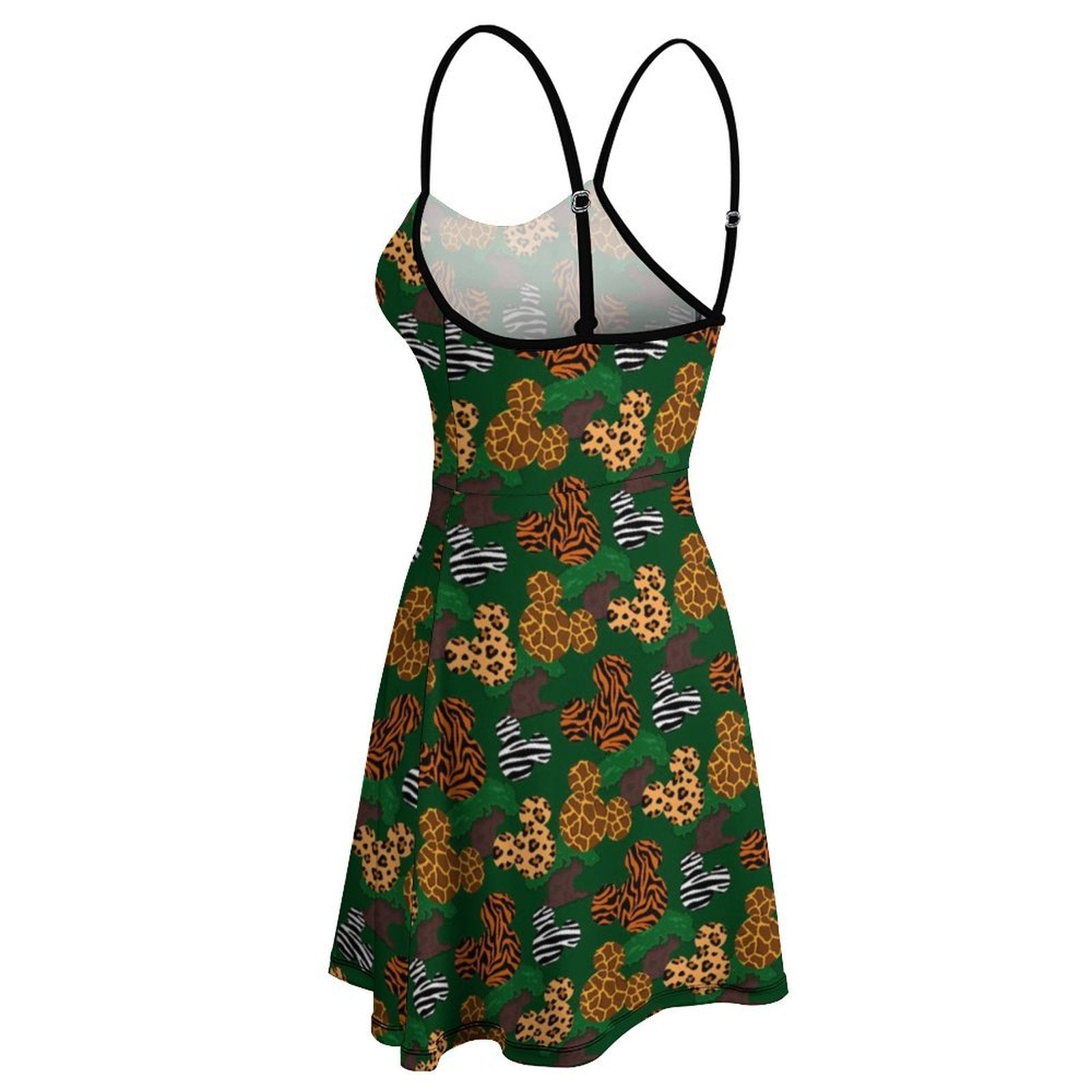 Animal Prints Women’s Sling Short Dress - Ambrie