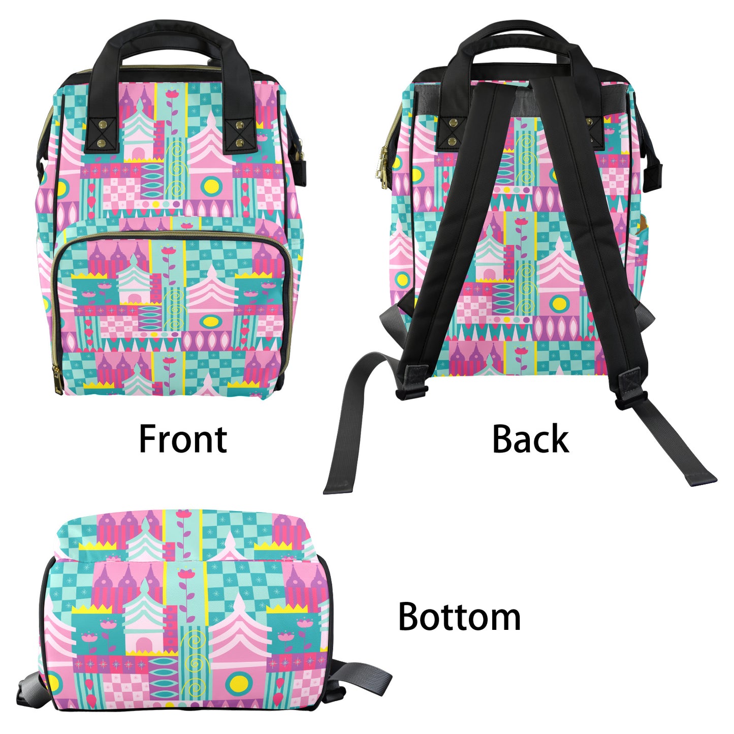 Small World Multi-Function Diaper Bag