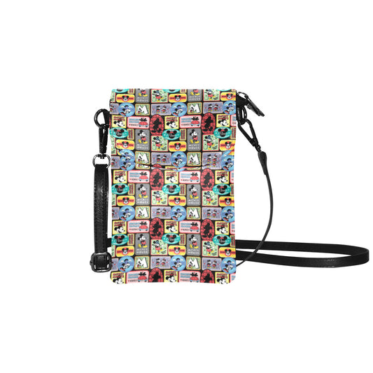 Mickey Stickers Small Cell Phone Purse