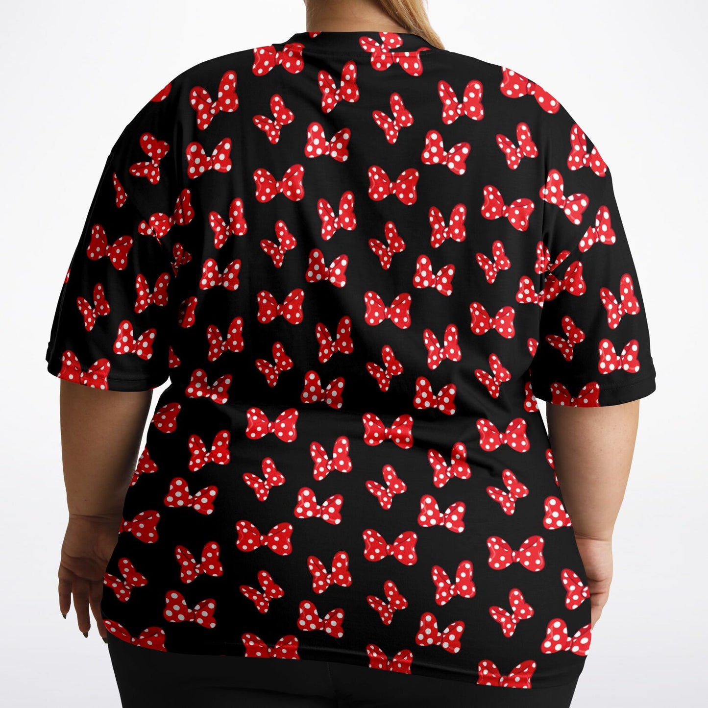 Polka Dot Bows Unisex Plus-size T-Shirt