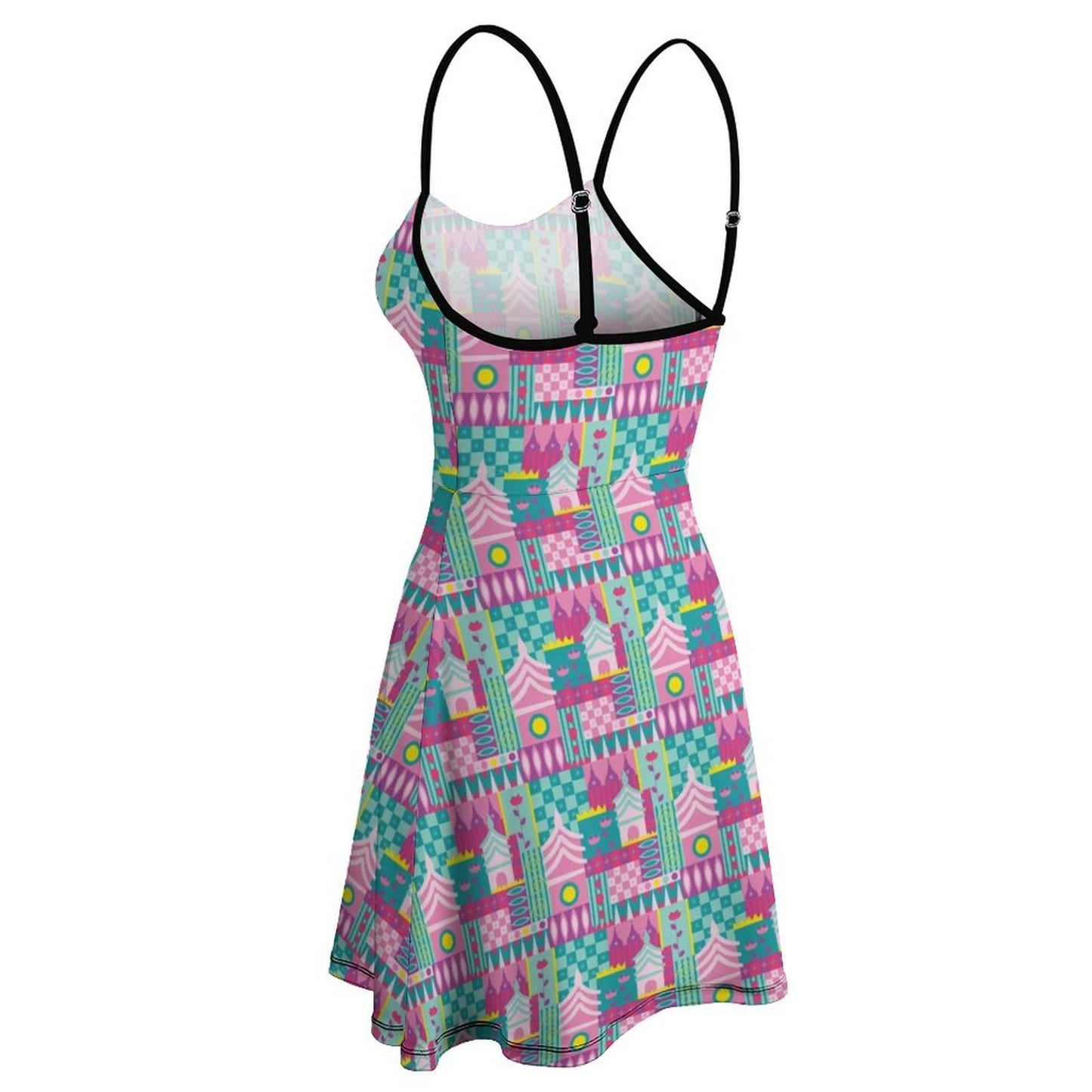 Small World Women’s Sling Short Dress - Ambrie