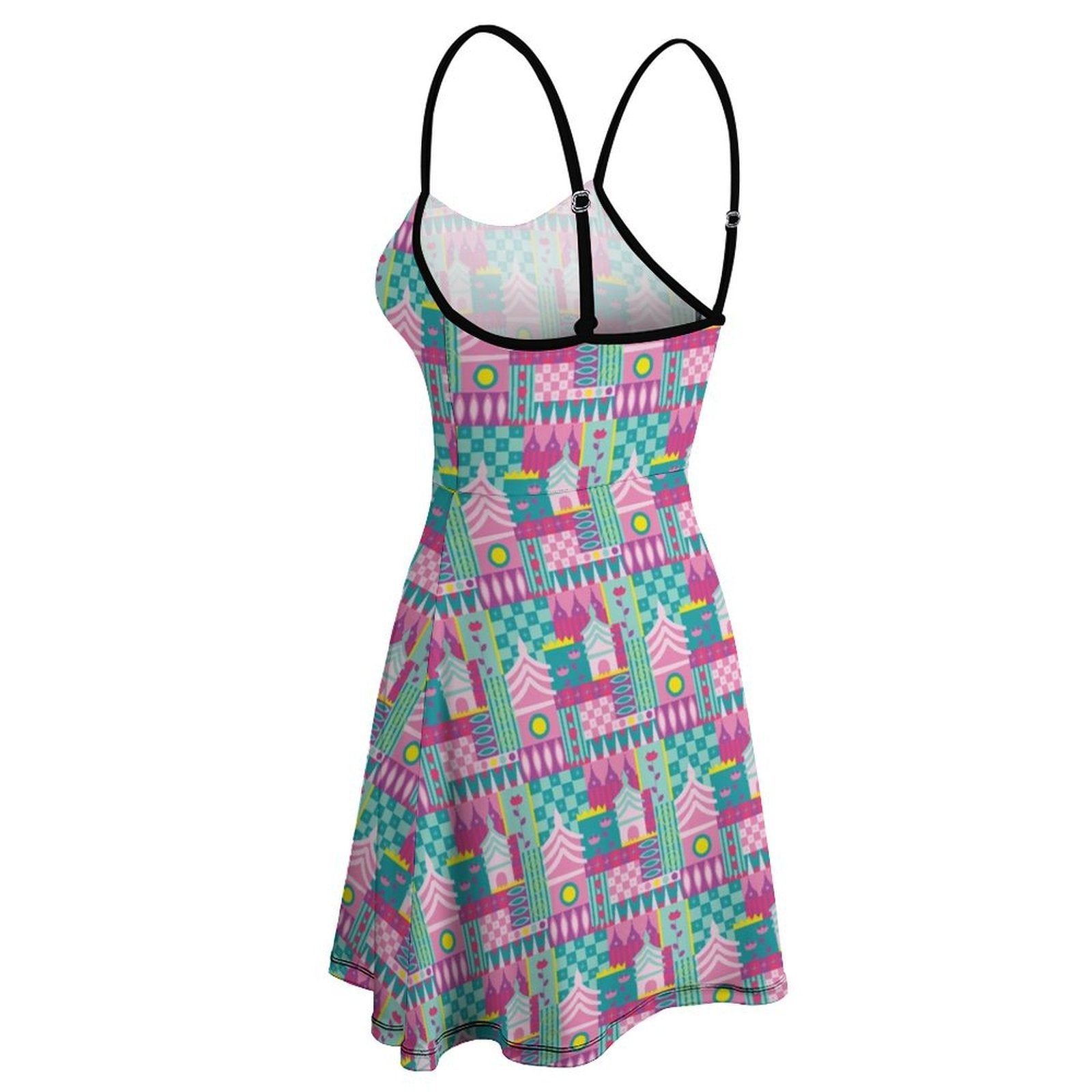 Small World Women’s Sling Short Dress - Ambrie