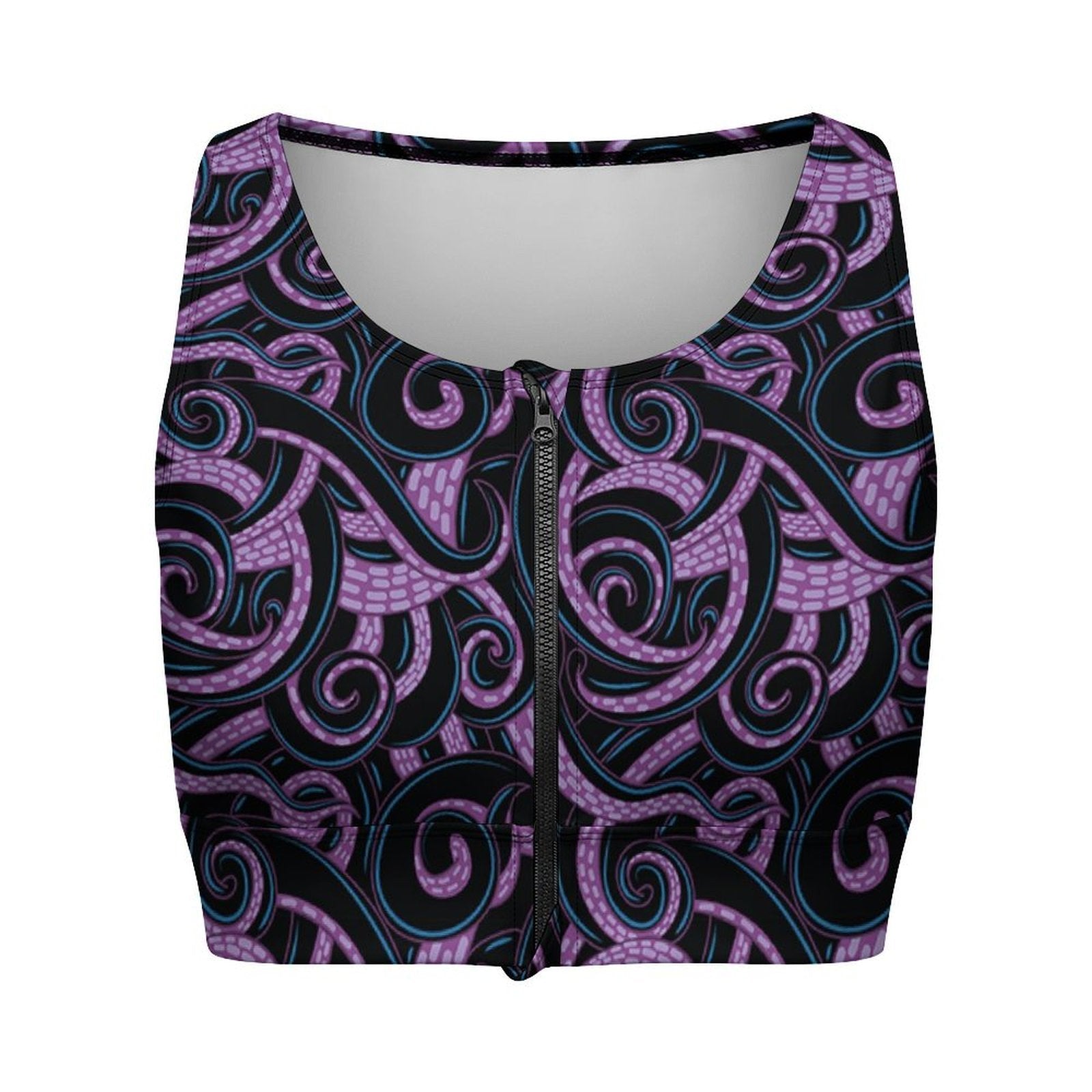 Ursula Tentacles Women's Yoga Zipper Vest - Ambrie