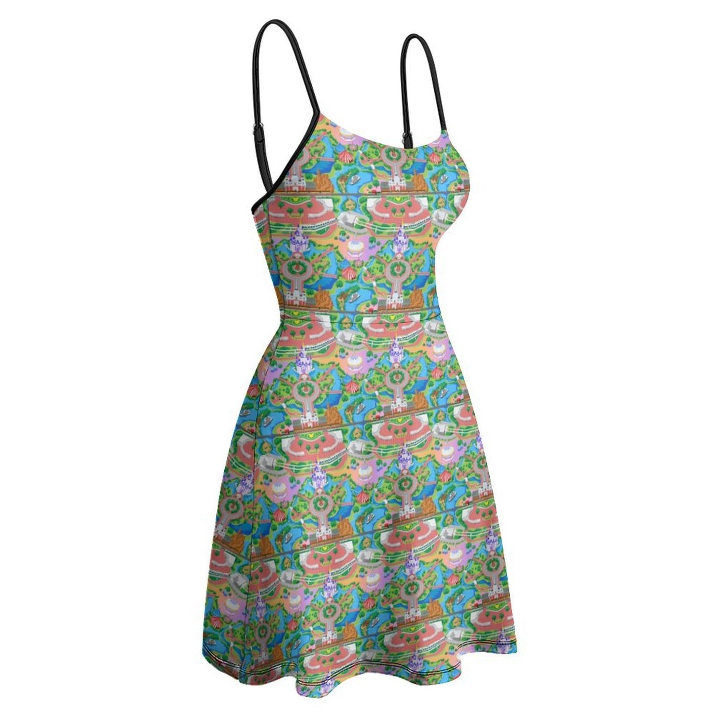 Park Map Women’s Sling Short Dress - Ambrie