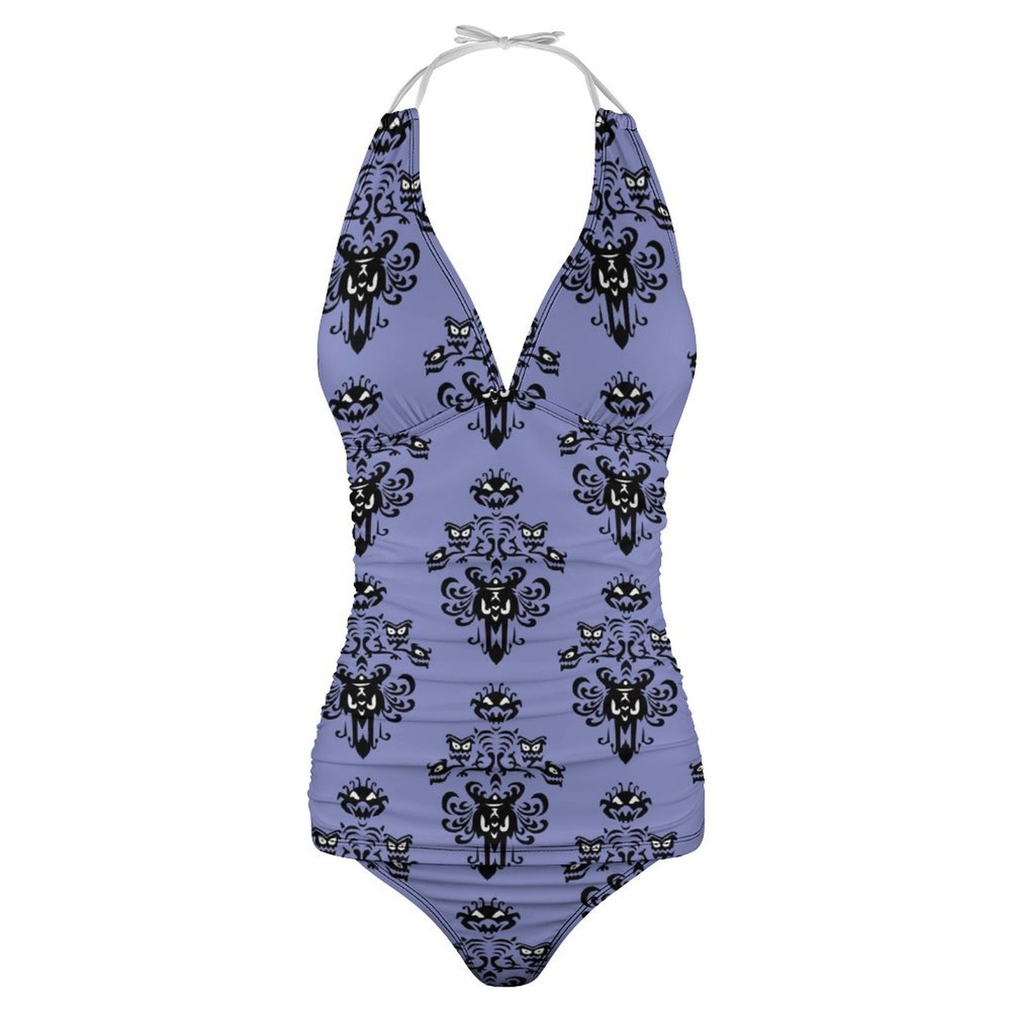 Haunted Mansion Wallpaper Women's Split Swimsuit