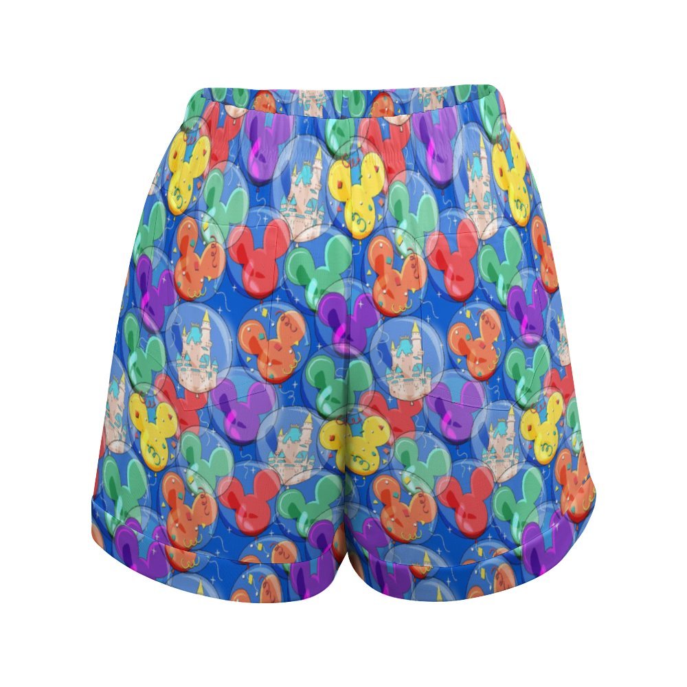Balloon Collector Women's High-Waisted Loose Shorts With Pockets