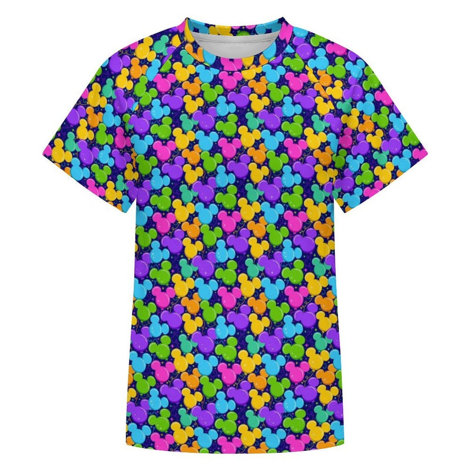 Women's All Over Print Raglan T-Shirt - Ambrie