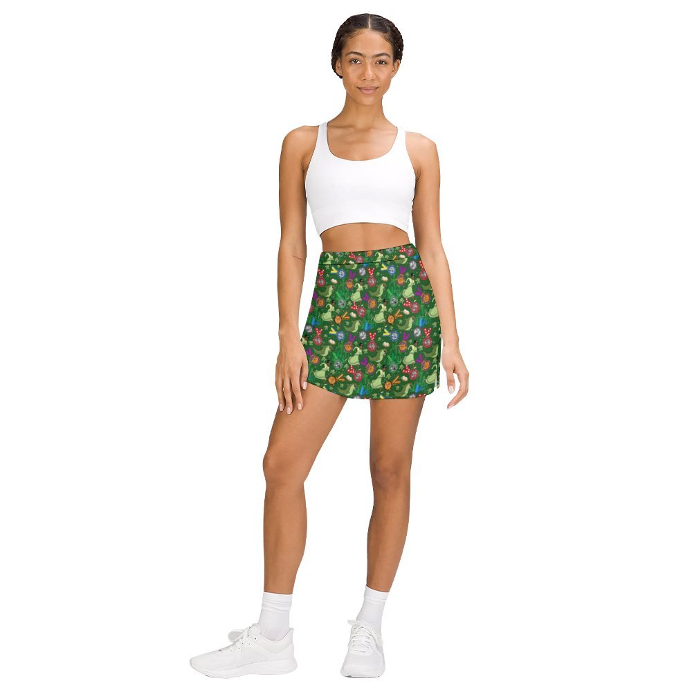 Tiana Wine And Dine Race Athletic A-Line Skirt With Pocket Solid Shorts