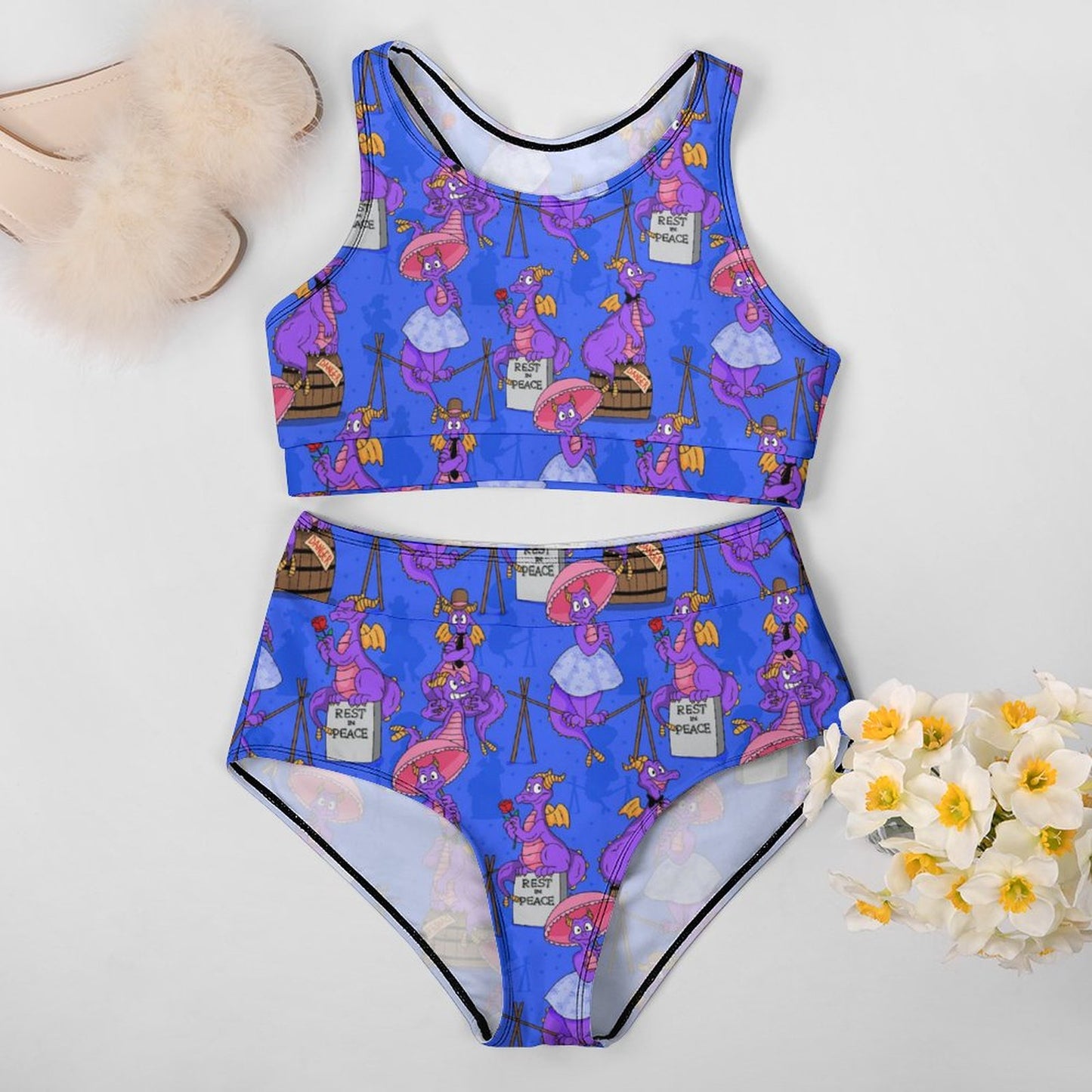 Haunted Mansion Figment Women's Bikini Swimsuit