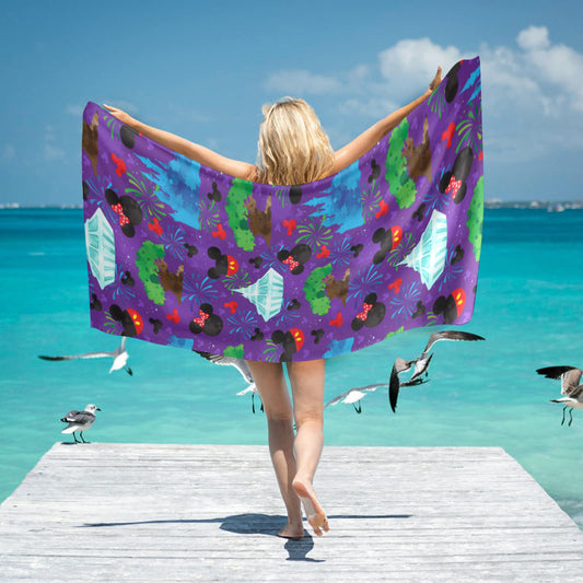 Park Fireworks Beach Towel