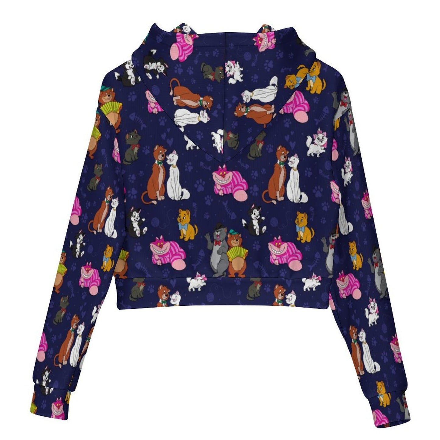 Cat Favorites Women's Cropped Hoodie