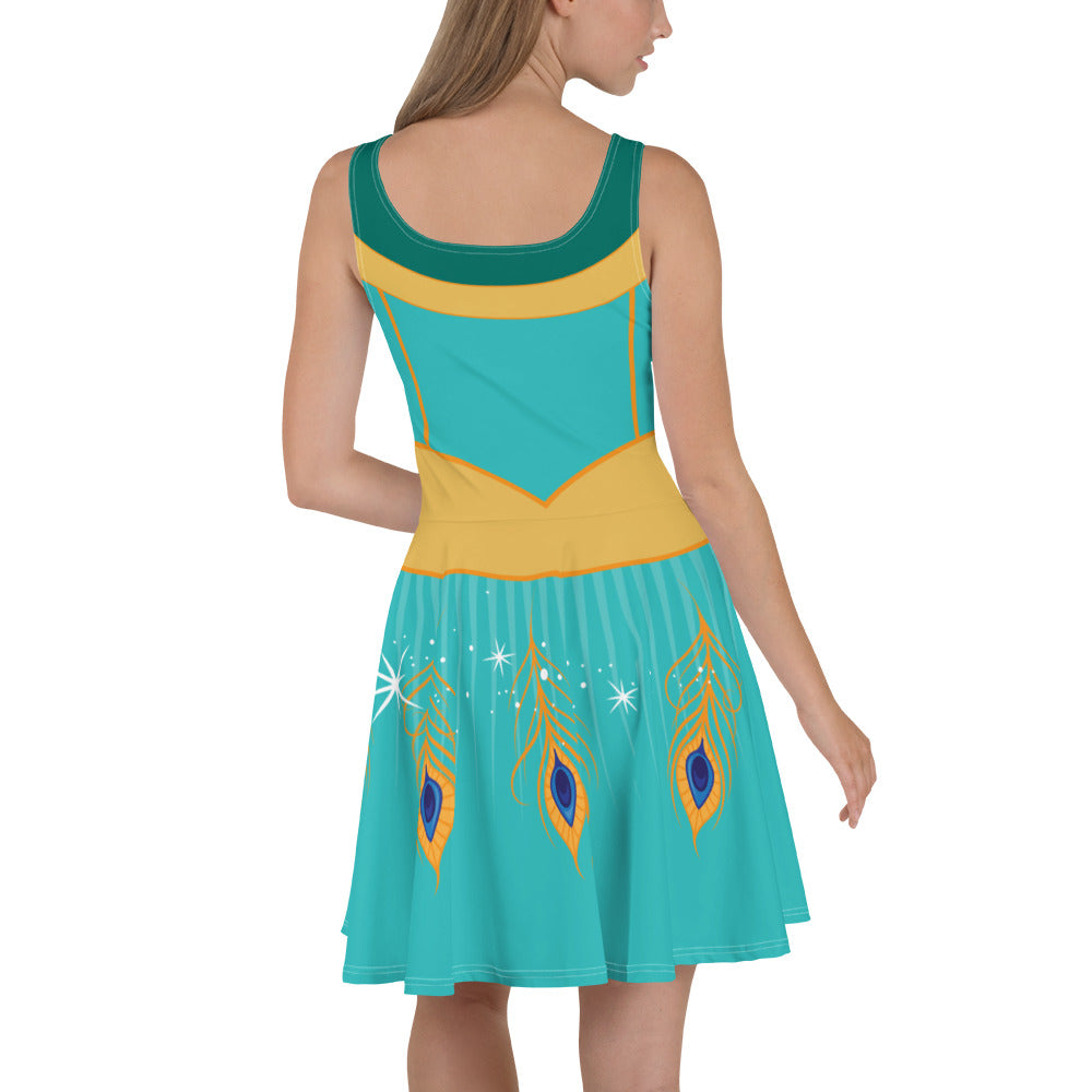 Disney Aladdin Jasmine Skater Character Dress