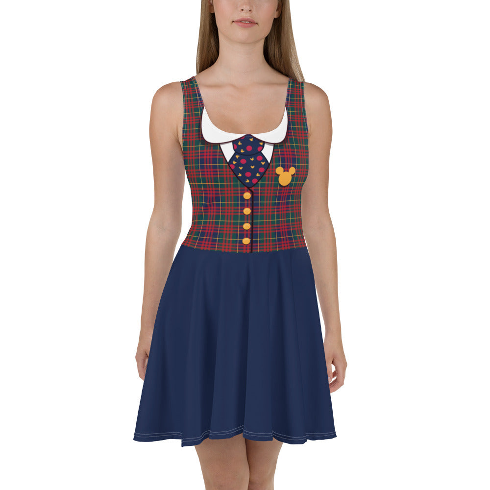 Plaid Skater Character Dress