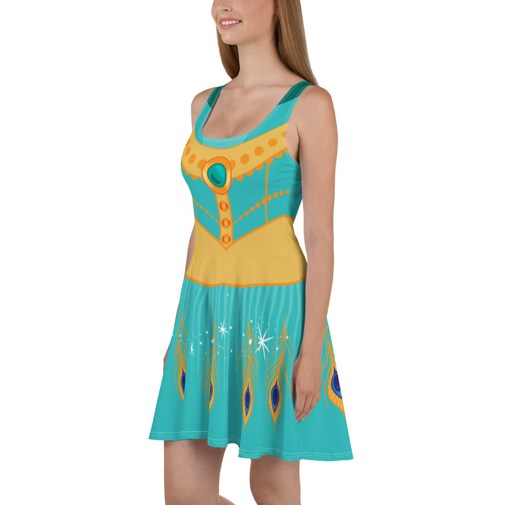 Disney Aladdin Jasmine Skater Character Dress