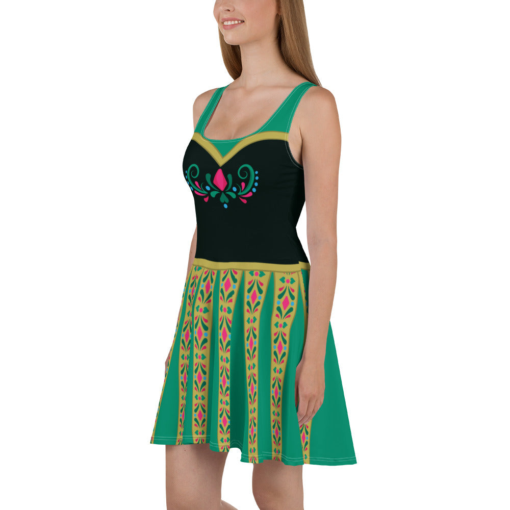 Disney Frozen Anna Skater Character Dress