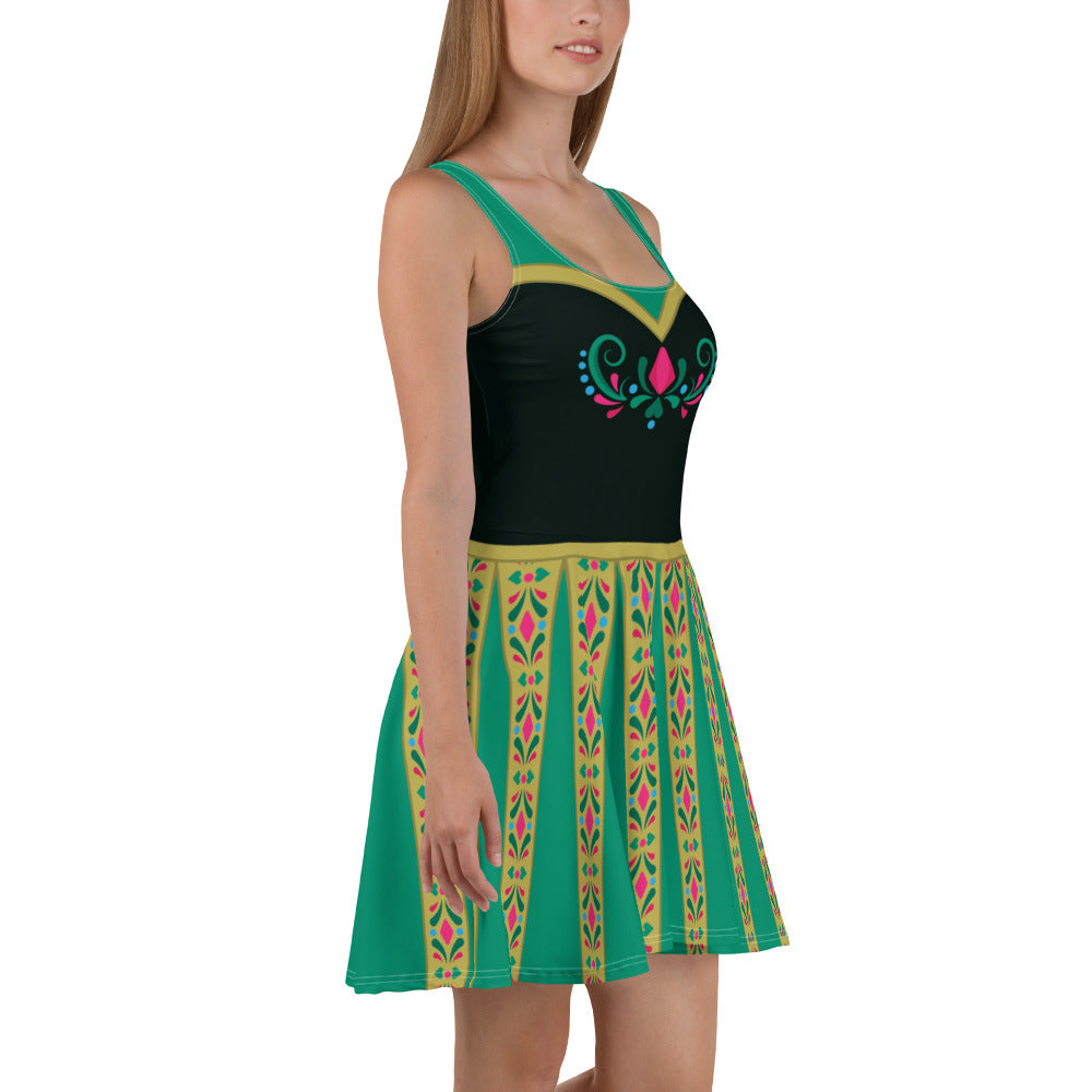 Disney Frozen Anna Skater Character Dress