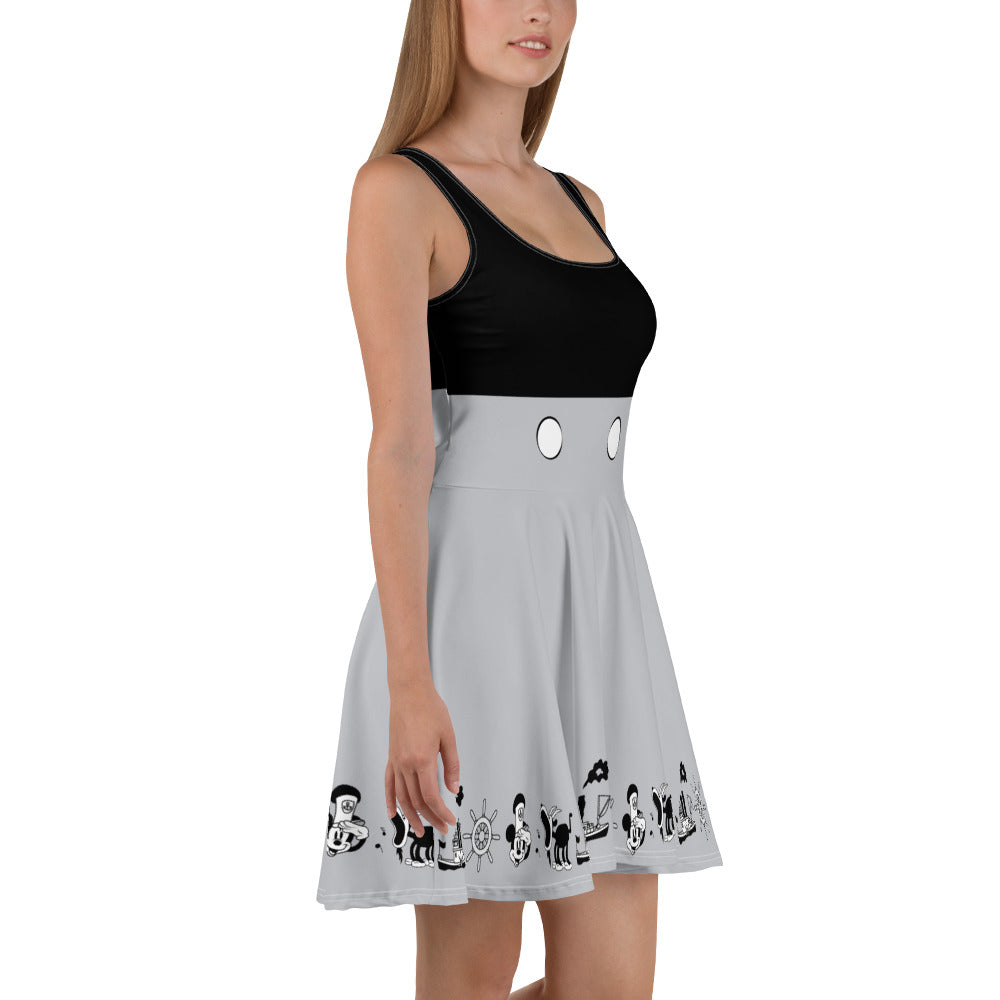 Steamboat Mickey Skater Character Dress