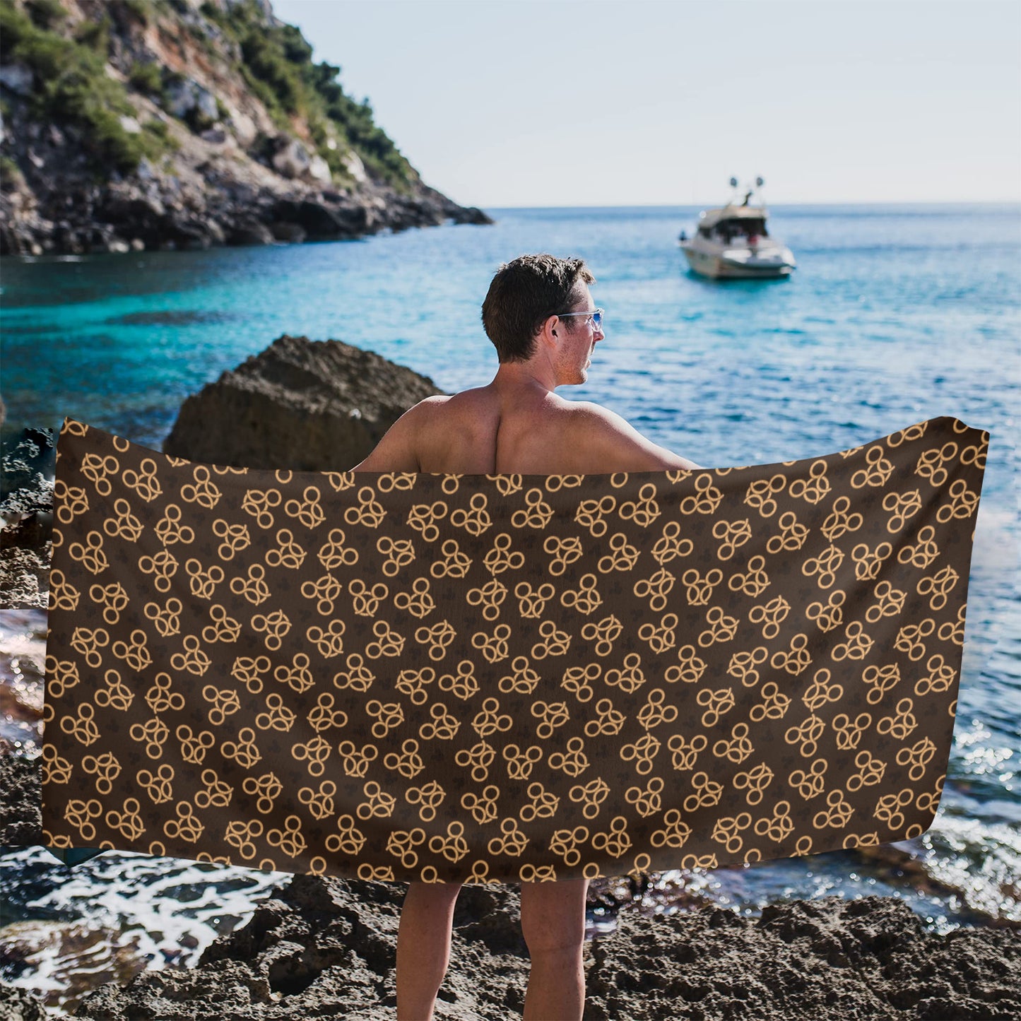 Pretzels Beach Towel