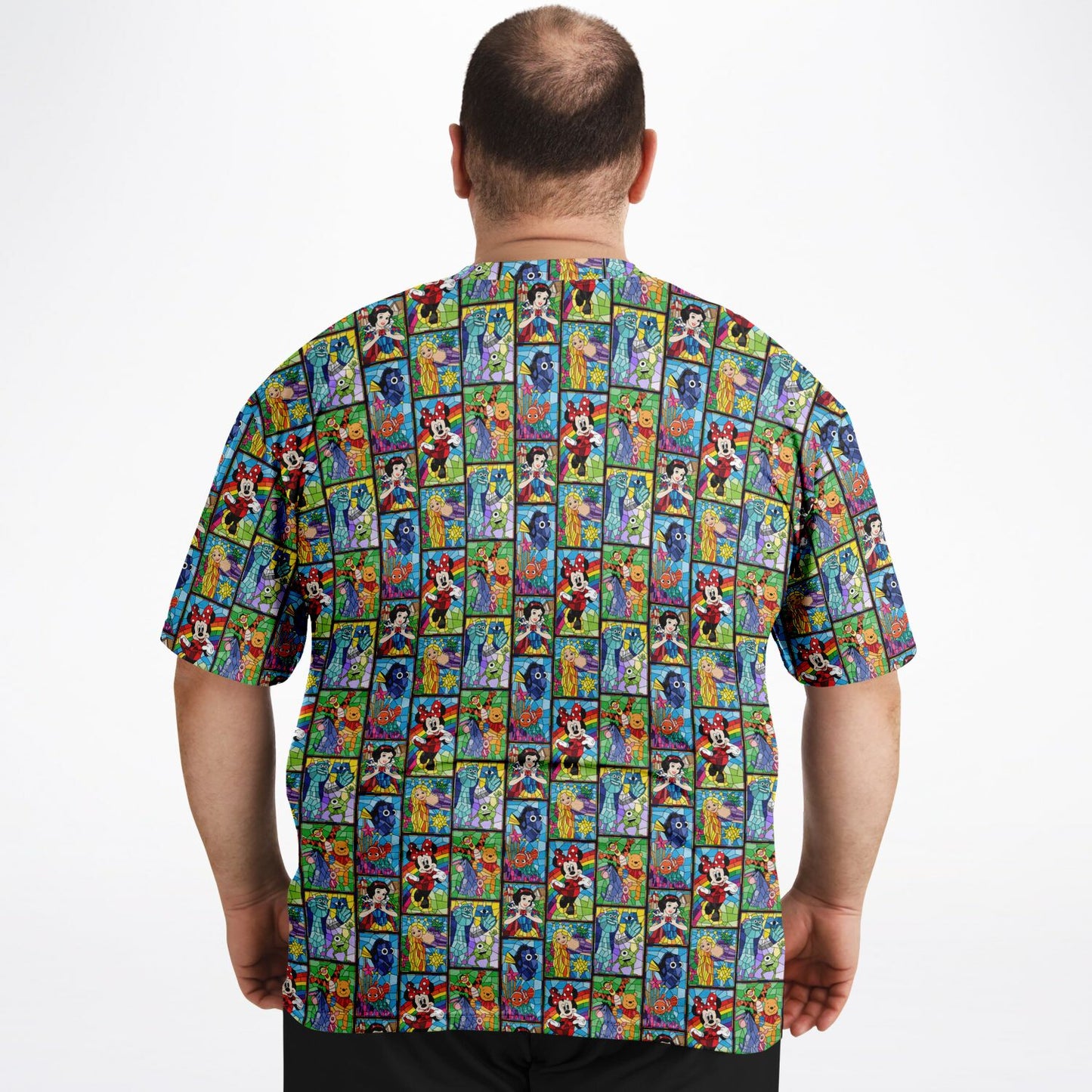 Stained Glass Characters Unisex Plus-size T-Shirt