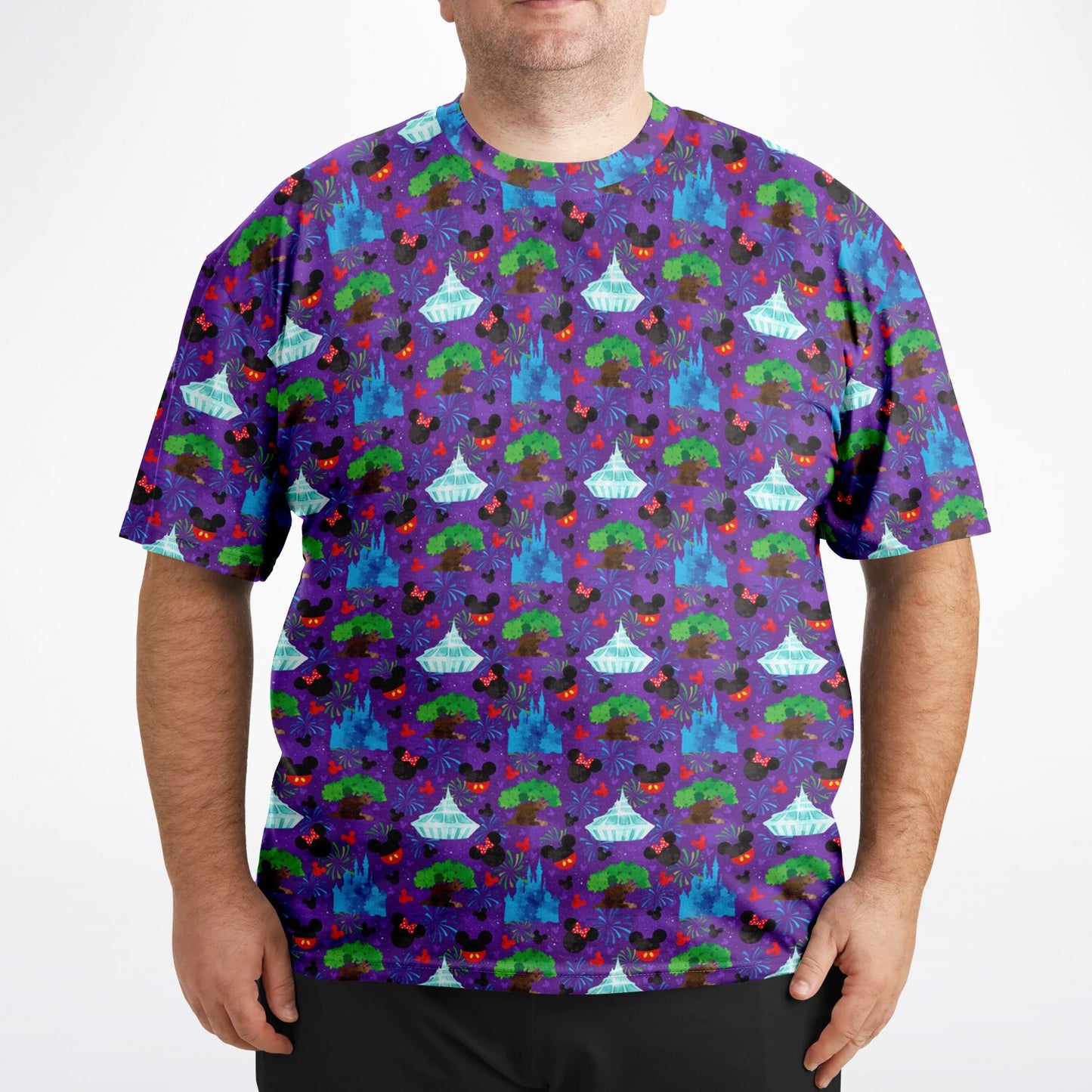Park Hopper Fireworks Unisex Plus-size T-Shirt