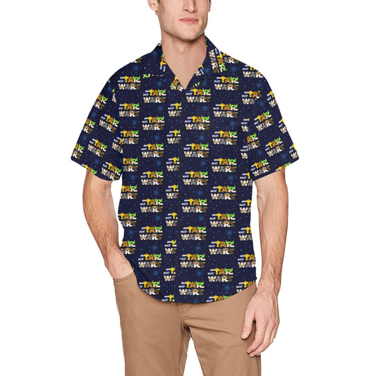 Star Wars Hawaiian Shirt With Chest Pocket