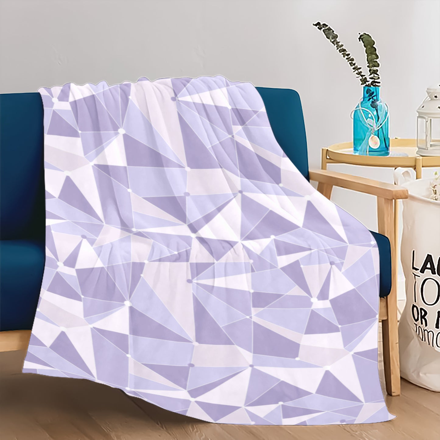 Purple Wall Ultra-Soft Micro Fleece Blanket 32"x48"