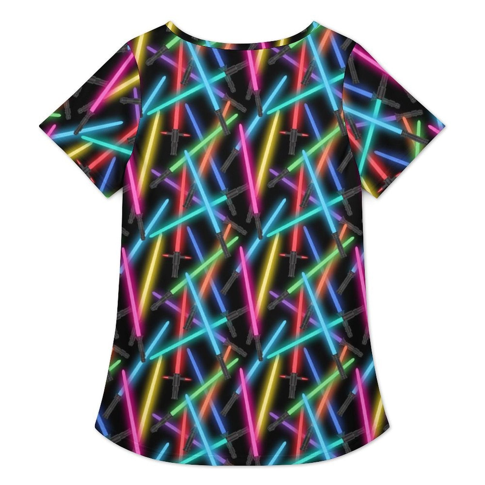 Light Sabers Women's Crew Neck Tunic - Ambrie