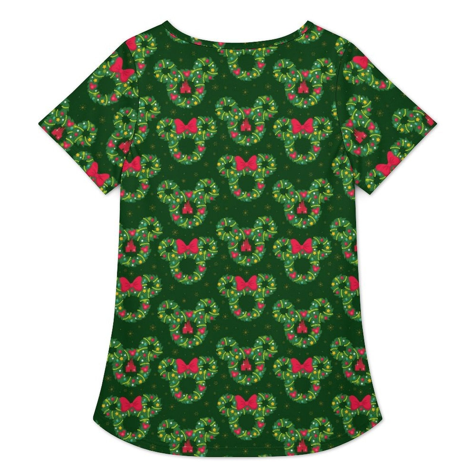 Christmas Wreaths Women's Crew Neck Tunic - Ambrie