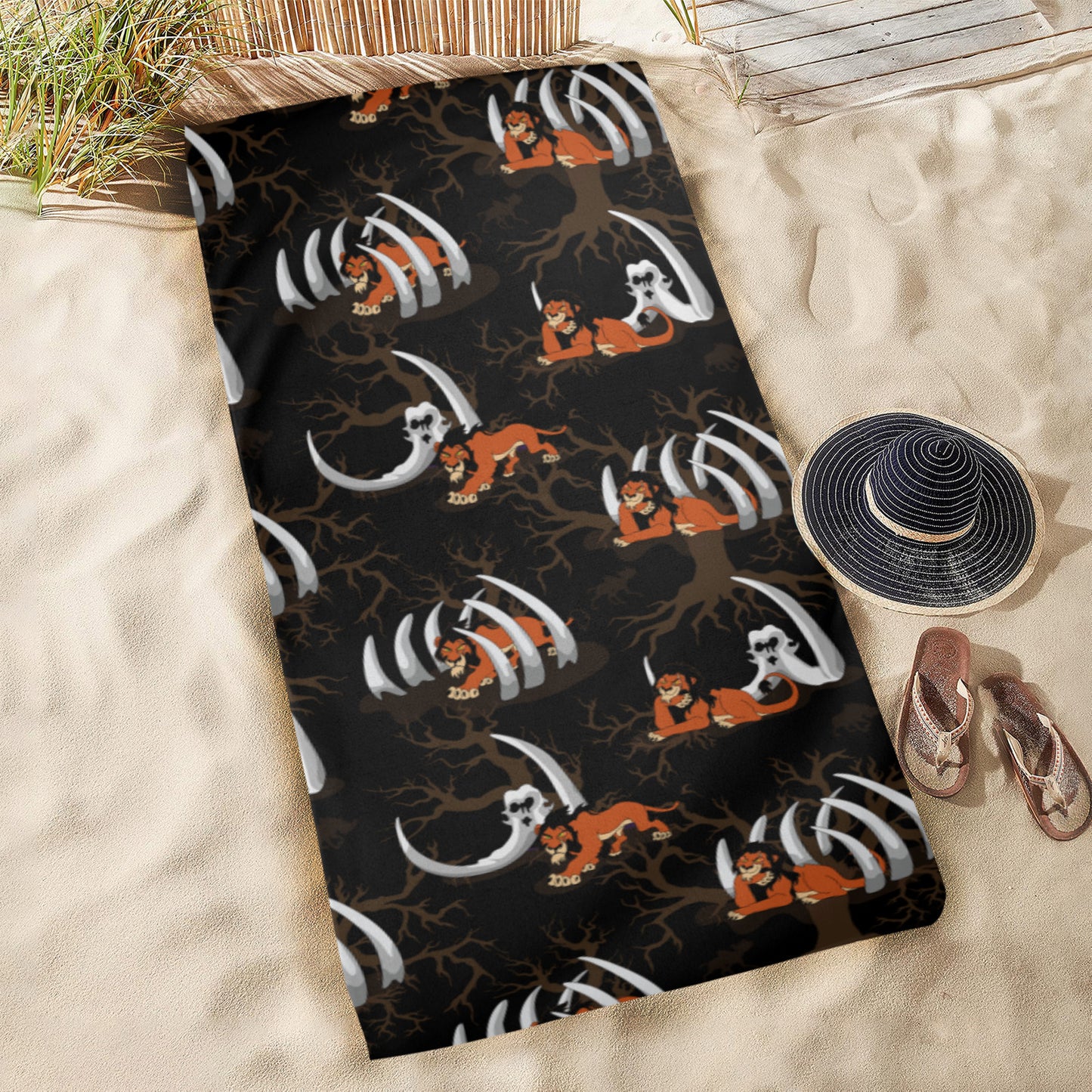 Scar Beach Towel