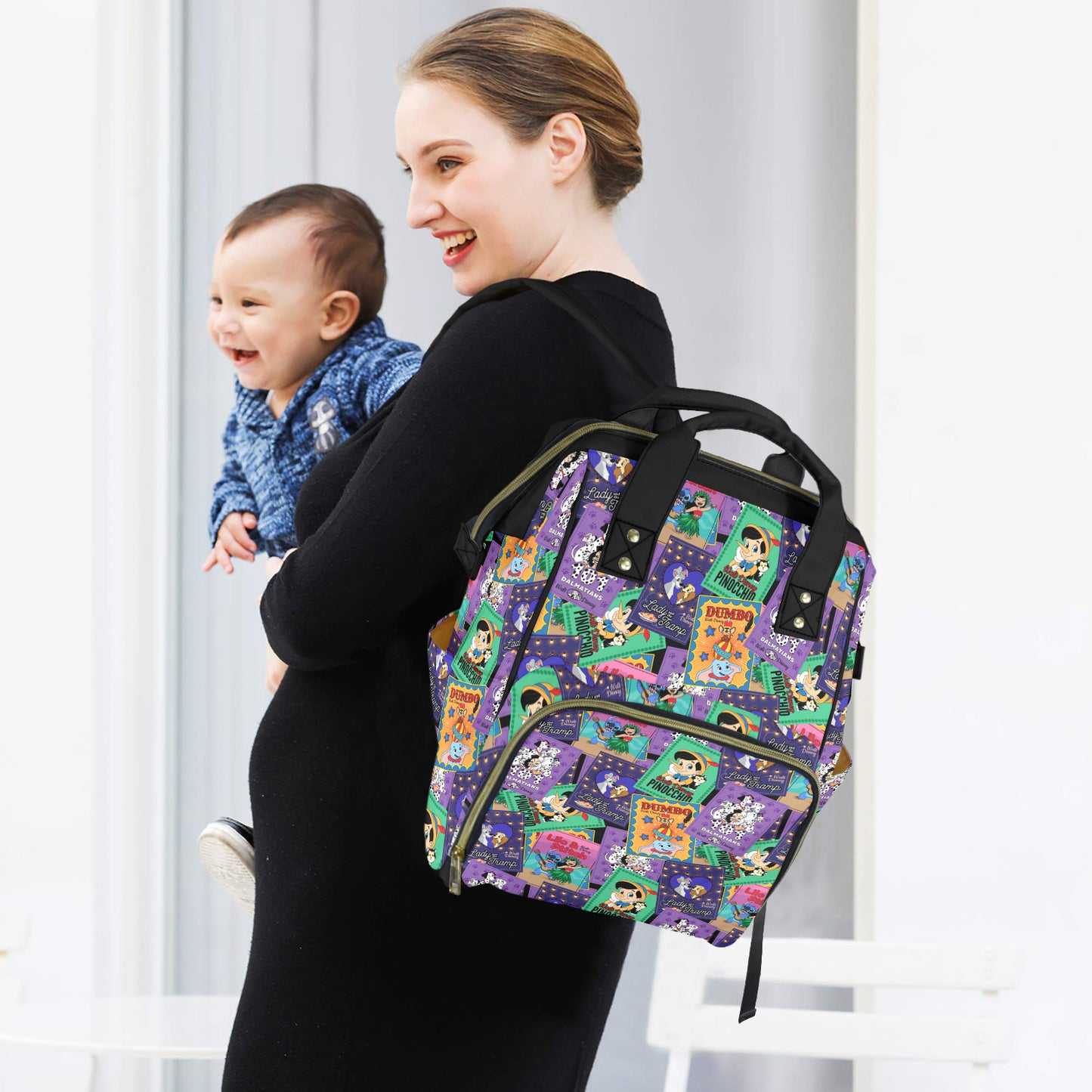 Classic Posters Multi-Function Diaper Bag