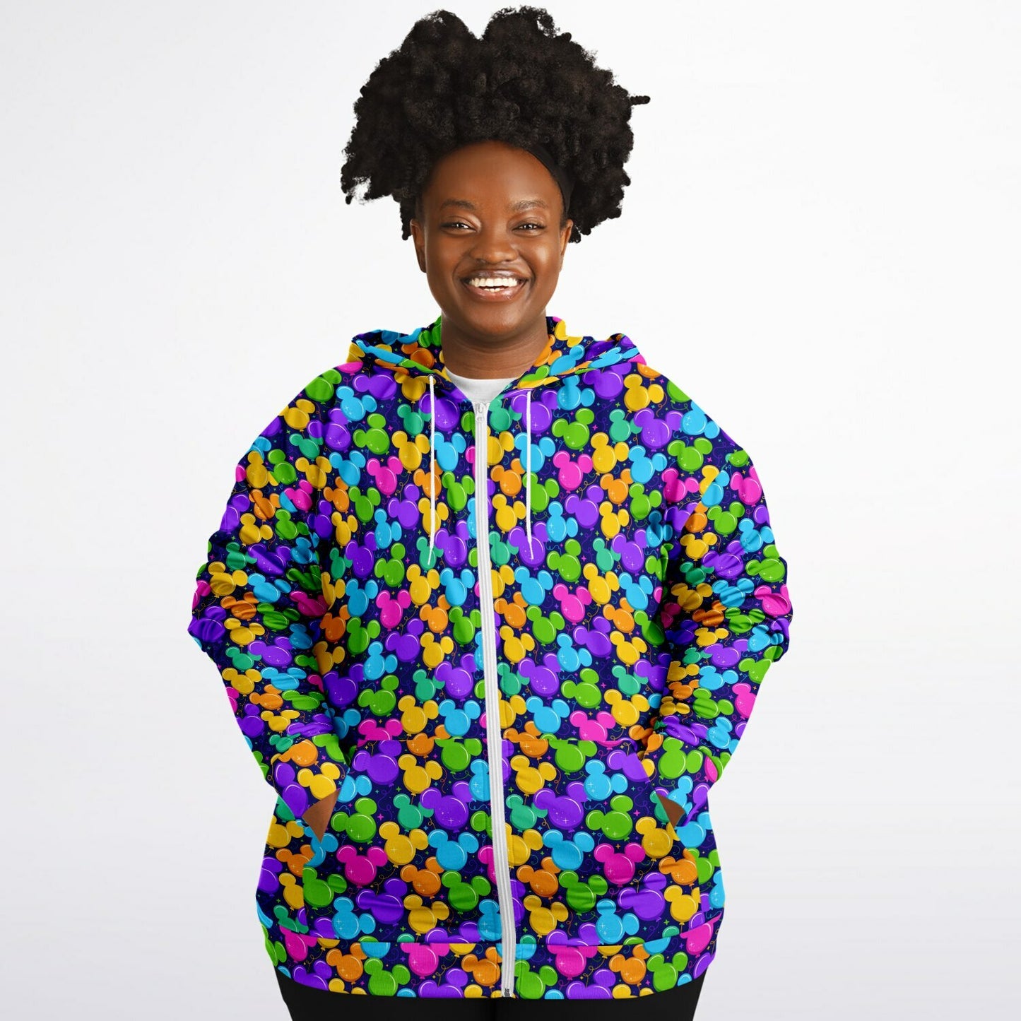 Park Balloons Plus-size Unisex Zip Hoodie