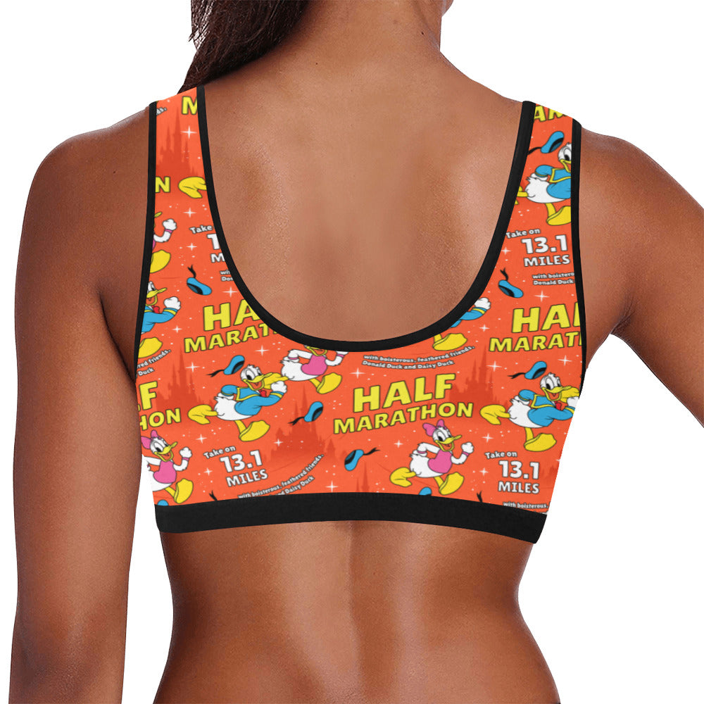 Donald And Daisy Half Marathon Women's Sports Bra