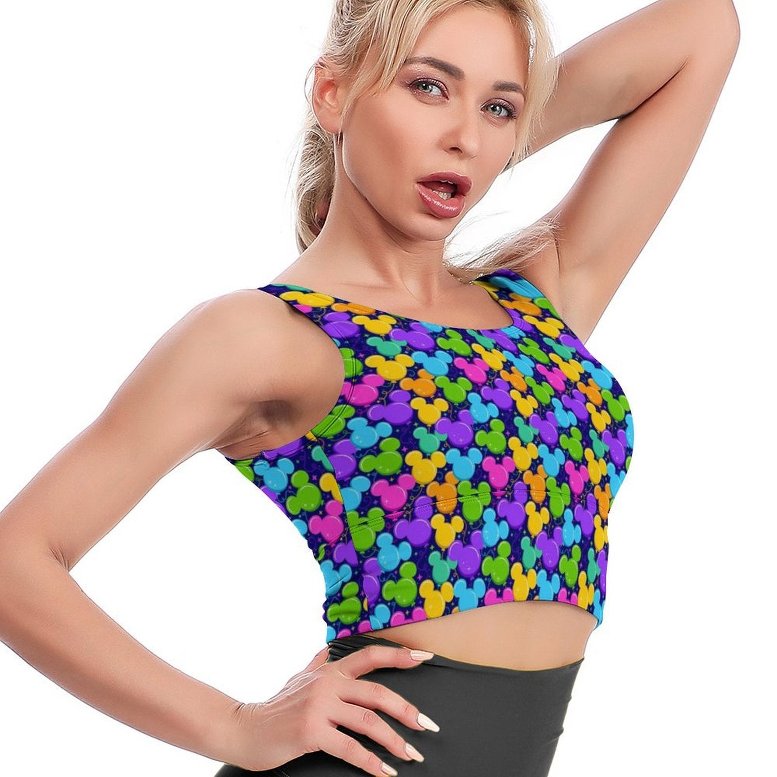 Park Balloons Women's Crop Tank Top - Ambrie