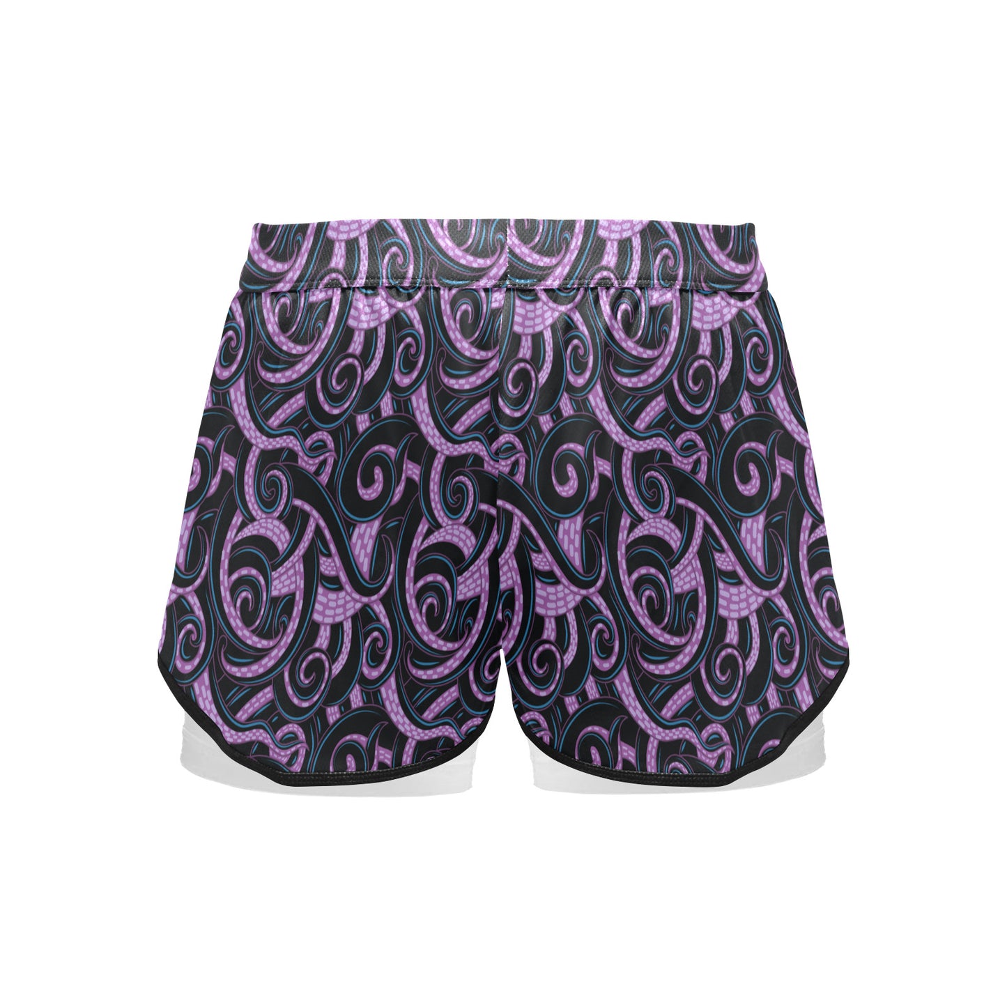 Ursula Tentacles Women's Sports Shorts With Compression Liner