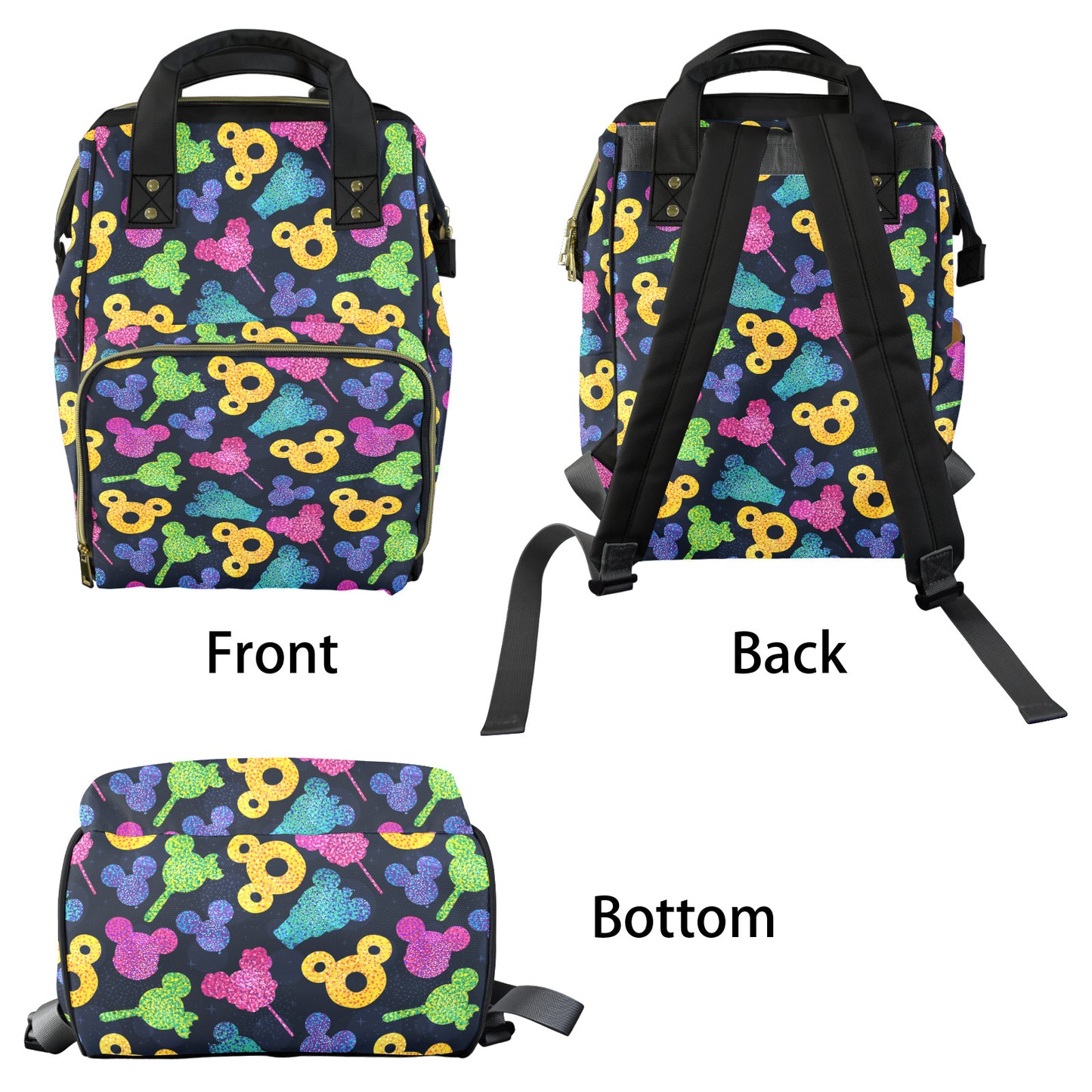 Glitter Park Snacks Multi-Function Diaper Bag