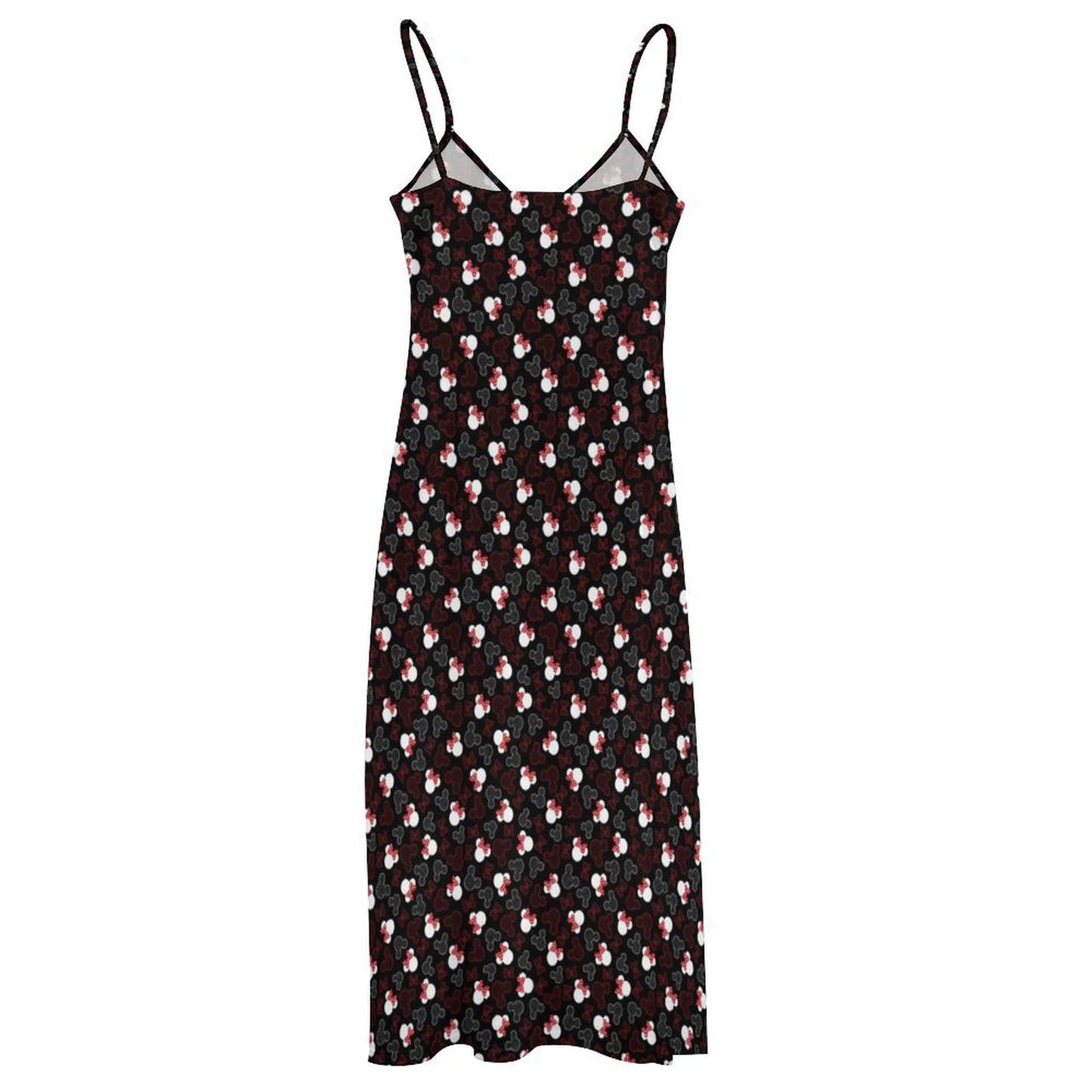 Mickey And Minnie Dots Women's Summer Slip Long Dress