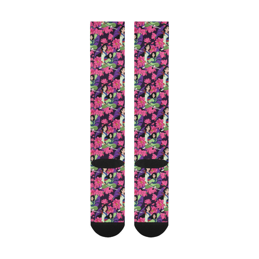 Blooming Flowers Over-The-Calf Socks