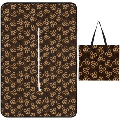 Pretzels Zipper Picnic Mat