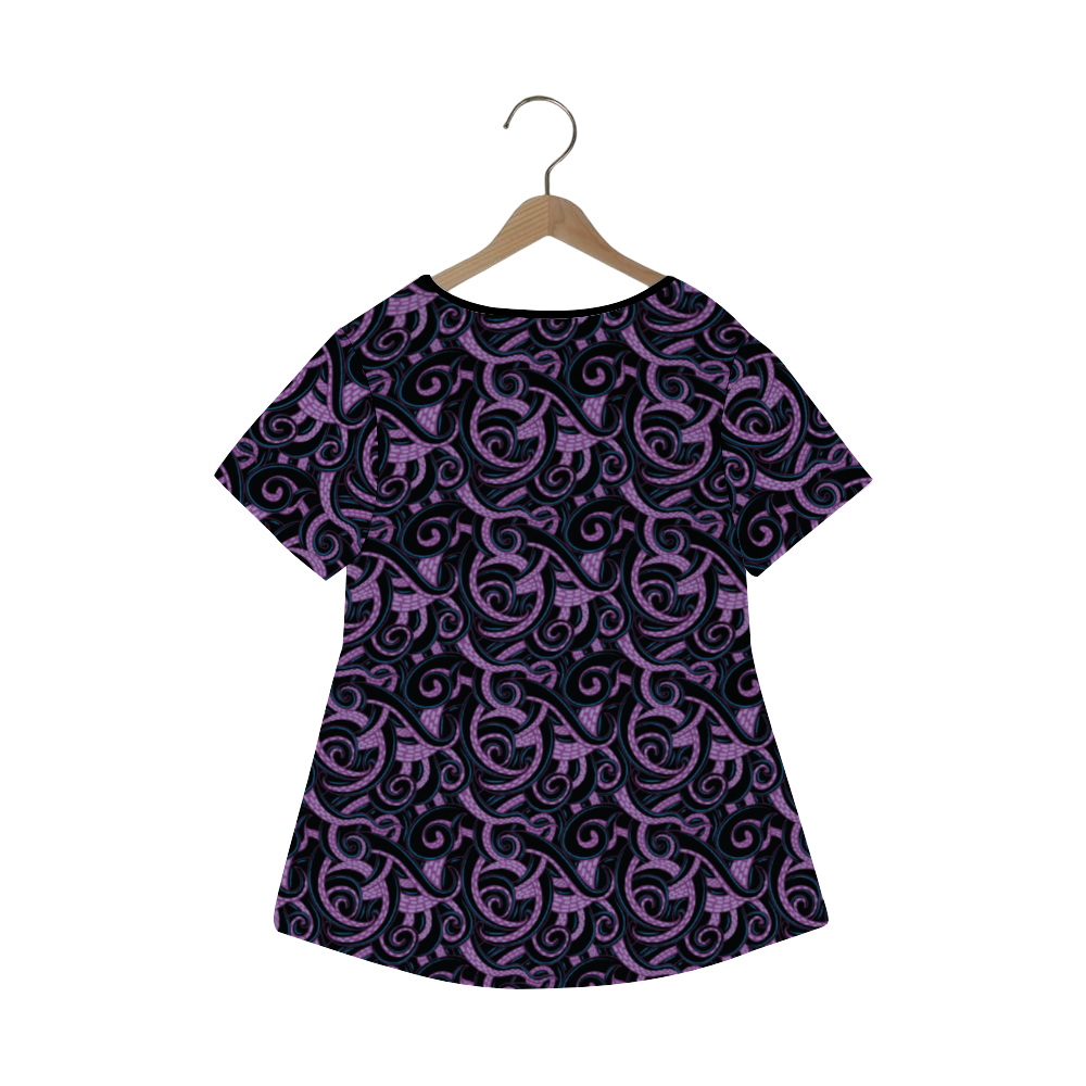 Ursula Tentacles Women's Crew Neck Loose Tunic