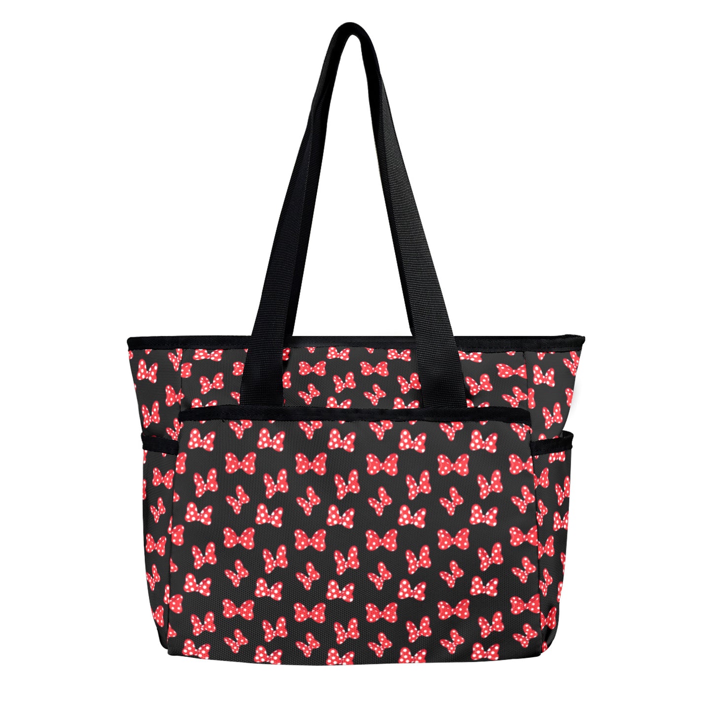 Polka Dot Bows Large Capacity Insulated Tote Bag