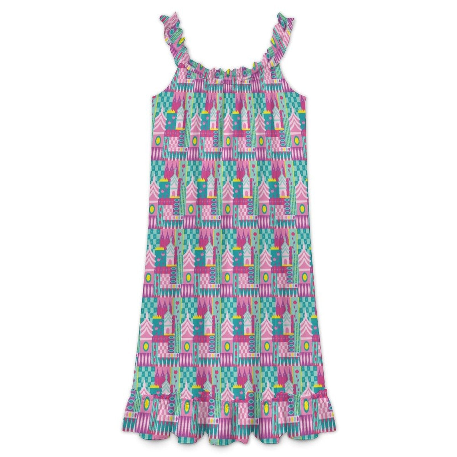 Women's Ruffled Strap Dress - Ambrie
