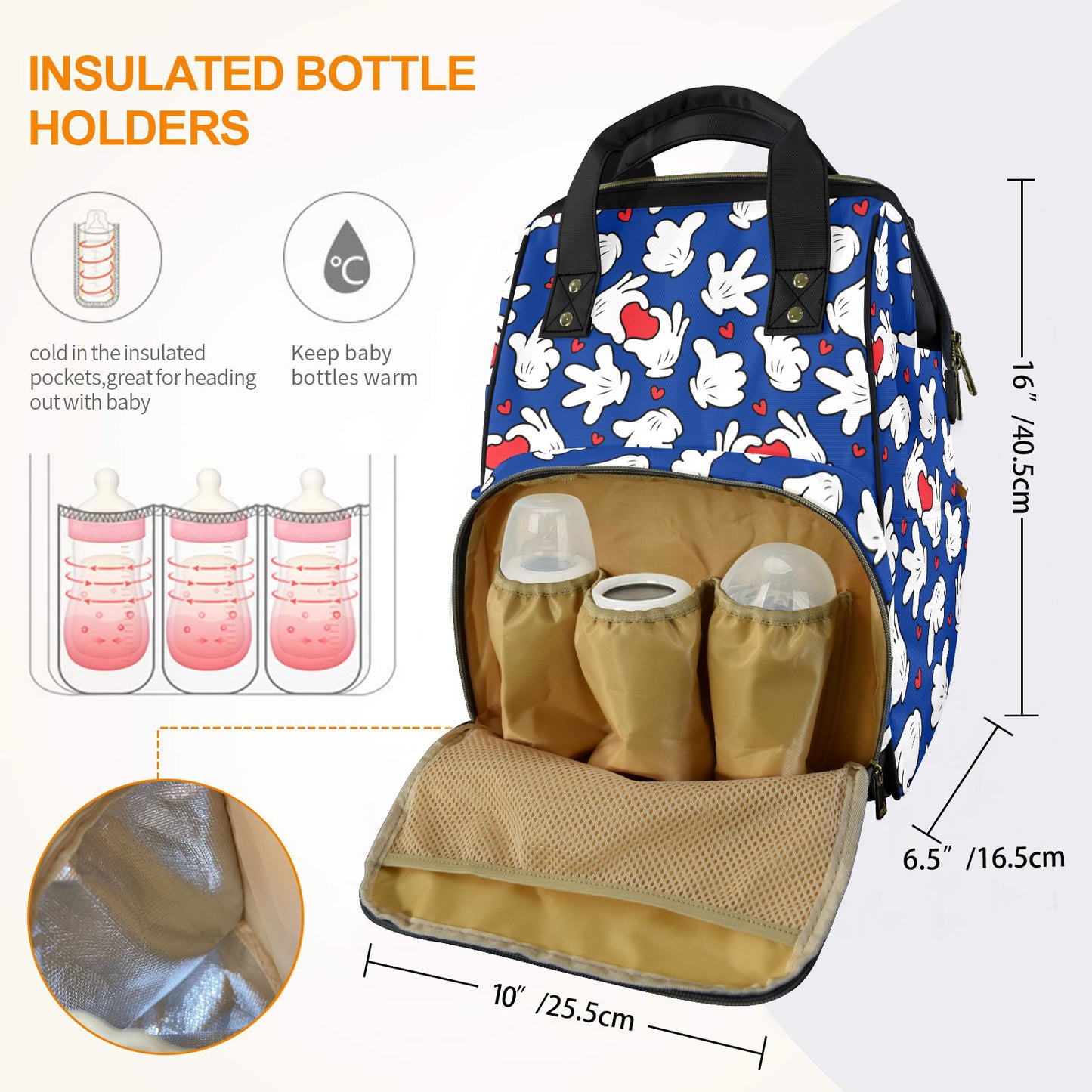 Happy Hands Multi-Function Diaper Bag