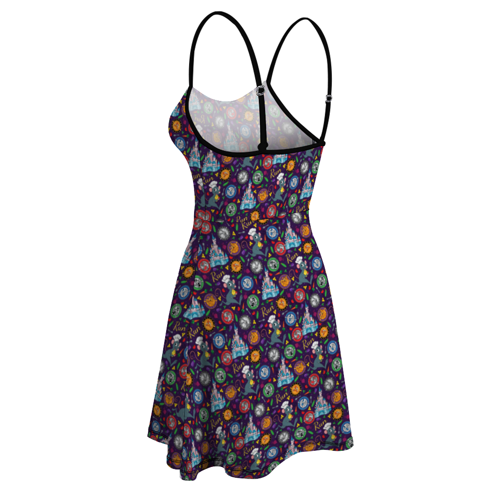 Ratatouille Wine And Dine Race Women's Sling Short Dress